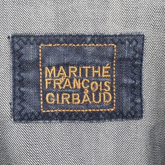 Vintage Marithe + Francois Girbaud Denim Jacket Size 4X Streetwear Grunge - Picture 2 of 14